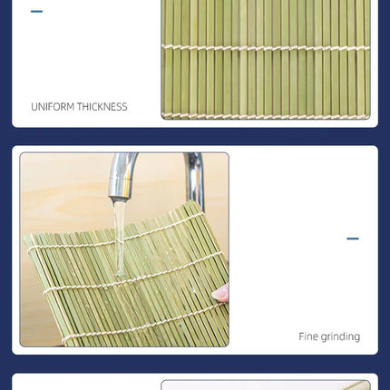 DIY Bamboo Sushi Maker Rolling Mat Sushi Tools Rice Rollers Kitchen Gadget Hand Maker Food Rice Roll Mold Cooking Accessories