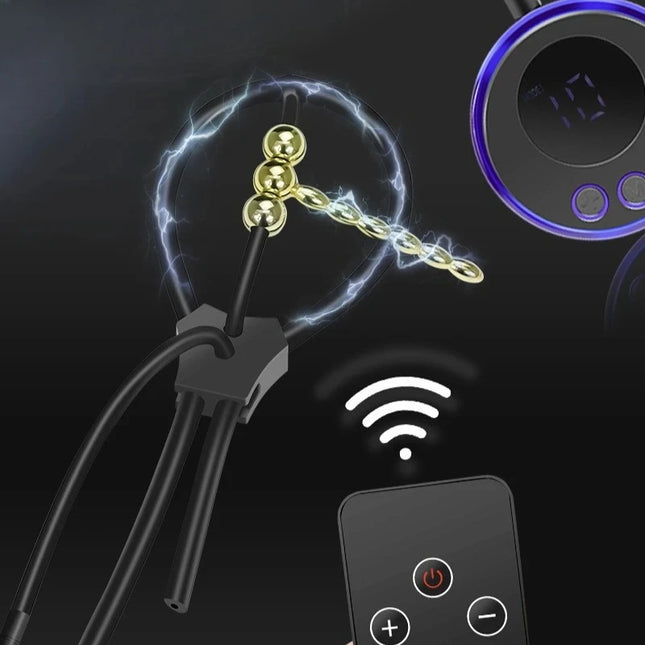 SM Electro Shock Penis Plug Ring Electric Stimulate Massage Horse Eye Stick Cockring Glans Trainer Horse Eye Stick Sex Toy