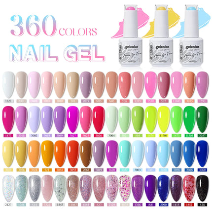 Arte Clavo Colourful Gel Nail Polish Nail Art Gel Varnishes Macaron Color Nail Semi Permanant Soak Off LED UV Gel Nail Varnishes