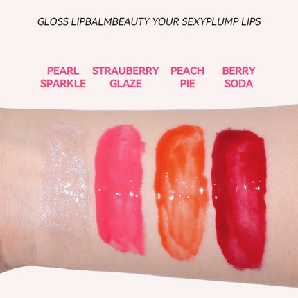 Fruit-flavored Enhancing Complexion Lip Serum, Hydrates and Moisturizes, Does Not Stick To The Cup, Convenient for Daily Use