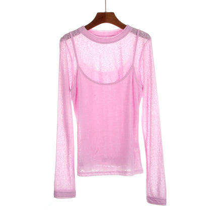 Hirsionsan 2026 New Basic Soft Elegant T Shirts Women Summer Autumn Loose Female Tees Ladies Chic Casual Knitted Soft Woman Tops