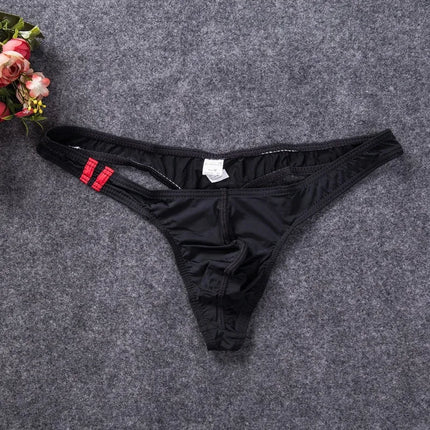 Men Thong Underwear Breathable Jockstrap T Back String Pouch Low Rise Fitness Bikini Sexy Transparent Male Lingerie Tanga Hombre