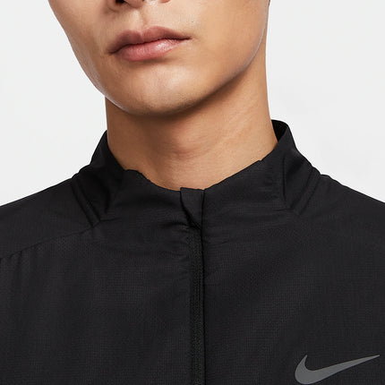 Nike Official Genuine Autumn New Men's Knit Running Patchwork Warm Long-Sleeve FZ1116-010