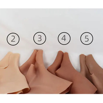 YUERUGOU K-P Men Silicone Fake Vagina Pants Sexy Butt Shemale Cosplay Crossdresser Drag Queen Hip Enhancer Pants 6 Colors