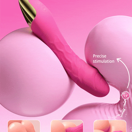 G Spot Dildo Vibrator Massage 7 Vibration Patterns Sex Toy Women  Vibrating for Vagina Stimulation Silicone Rechargeable 18+