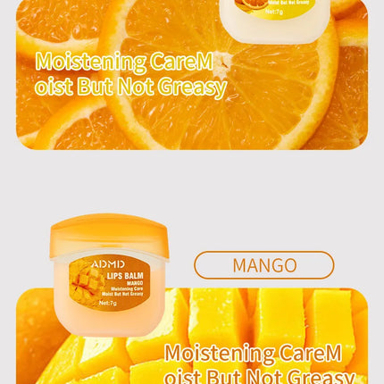 8pcs/box Fruits Lip Balm Sets Moisturizing Lipstick Makeup Base Moisturizer Lip Balm Anti-Cracking Lips Skin Care
