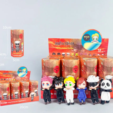 Mini Figure Doll PVC Model Collection Desktop Ornament Decoration ToyGift Jujutsu Kaisen Gojo Satoru Itadori Yuji Papa Blind Box