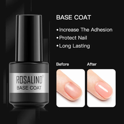 ROSALIND 5ML Painting Gel Nail Polish Nail Art Design Varnishes Stamping Polish Semi Permanent Gels Top Coat Manicure Lacquer
