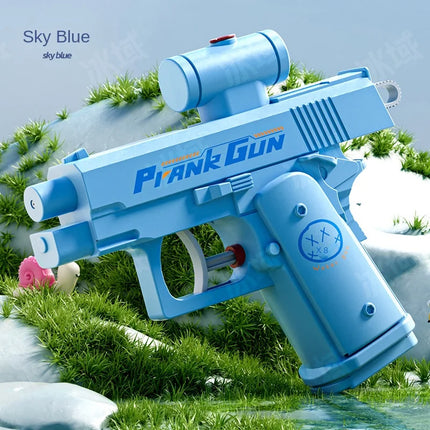 Double headed prank water gun, double-sided water gun, reverse water gun, creative two-way water gun,  for Prank Fun water gun
