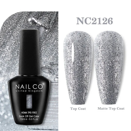 NAILCO 283Colors Gel Nail Polish Top Base Vernis Semi Permanent UV Gel Varnish Nails Art Varnish Hybrid Manicure