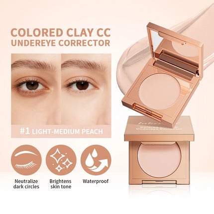 Lakerain Under-eye Color Correcting Concealer Covers Dark Circles Neutralizes Skin Moisturizing Natural-looking Concealer Cream