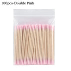 100pcs-Double Pink