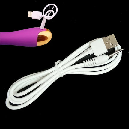 Vibrators USB Charging Cable for Sex Products Vibrator AV Dildo Woman Masturbator Vaginal Massage Ball Anal Sex Toys USB DC2.5