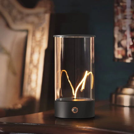 Modern Minimalist Breathing Atmosphere Lamp Touch Desk Lamp Rechargeable Lamp For Restaurant Bedroom Bedside Small Night Light