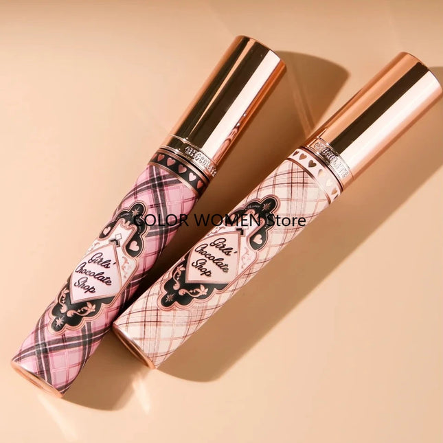 Flower Knows Chocolate Shop Mascara Black Brown Makeup With Fibre Brush Lengthening  Perfectly Defined Lashes 3.5ml