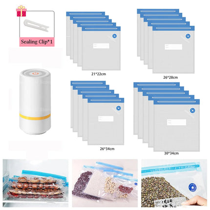 Vacuum Sealed Food Bags Food Storage Bag with Sealing Pump Household Food Sealer Air Valve Bag Food Storage Bag