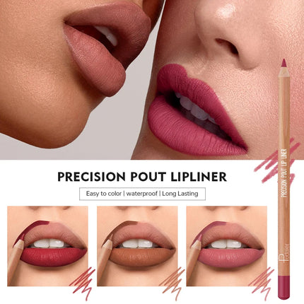 Matte lip liner pen, super smooth and easy to color, outlining clear lip shapes, a must-have for beginners, single pack