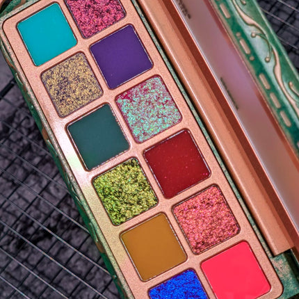 Sugarock 12 Colors Eyeshadow Palette Shimmer Matte Eyeshadow Makeup Cosmetics