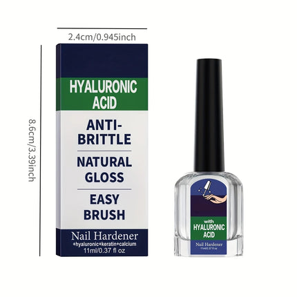 Nail polish fortifier and growth: 11 ml natural nail hardener for extra strength and growth-long lasting nail repair