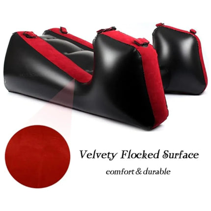 Inflatable Sofa Sex Bed Portable Air Cushion Yoga Chair Lounger Flocking 1 Person Loveseat Armchair Liveing Room Bdsm Furniture