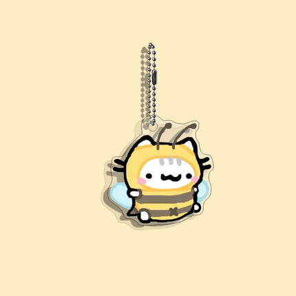 Funny Cat Character Keychain Student Gift Bag Women's Bag Cute Things Gift For Best Friends Wholesale Gifts Kitty