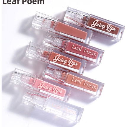 Hydrating Crystal Lip Oil - Plumping & Moisturizing Gloss with Tinted Shades for All Skin Types