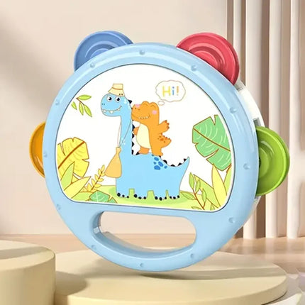 Montessori Musical Instruments Hand Drum Shaking Rattles Infant Kids Interactive Educational Toys Baby Sensory Newborn Gift