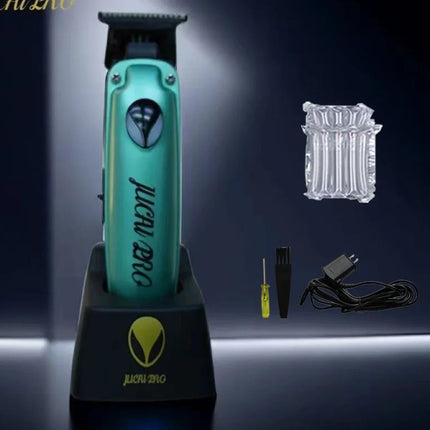 JUCAI JP02 Ttrimmer for Men DLC T-Blade Brushless Motor 7200RPM with Base Charger Hair Trimmer Professional Hair Cutting Machine