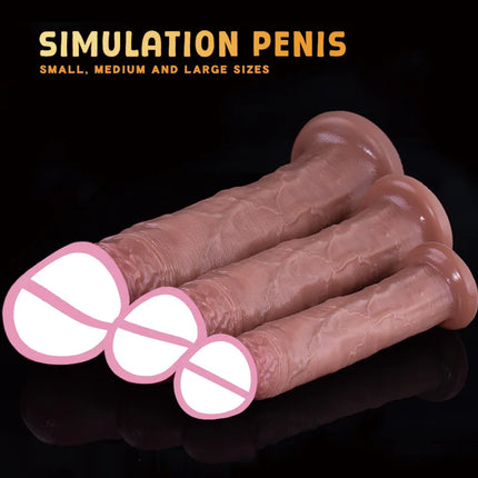 Super Long Dildo Big Penis Silicone Anal Dilator Female Masturbation Toy Adult Products Giant Realistic Dildo Penises Sextoys