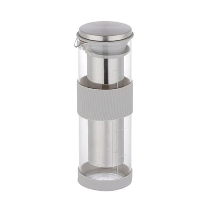 1Pc Portable Airtight Cold Brew Iced Coffee Maker Tea Infuser - 800ml Cold Brew Coffee Kettle Brewing Glass Carafe Pitcher.