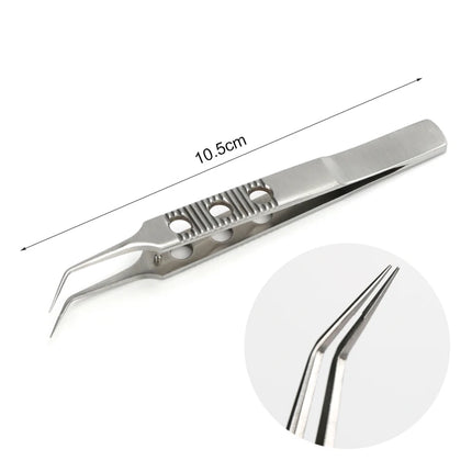 1 pc Eyelid Tweezers 10.5cm ophthalmic microsurgical instruments Ophthalmic forceps with hook platform