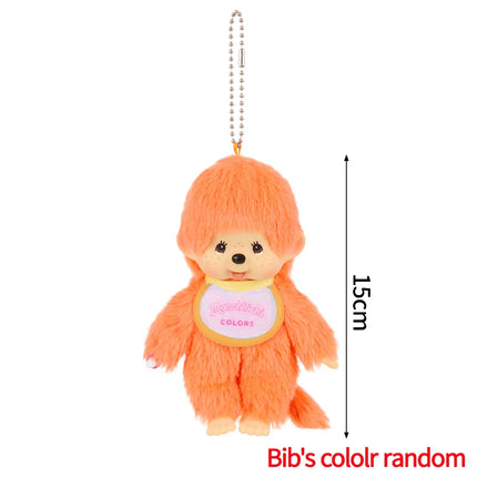 Monchhichi Plush Keychain Bag Hanging Accessories Kawaii Keychains Monkiki Doll Hanging Pendants Collection Birthday Gift モンチッチ