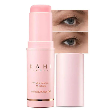 KAHI Multi Balm Stick Wrinkle Bounce Moisturizing Multi Balm Daily Face Moisturizer Stick Korean Skincare Hydrating Stick