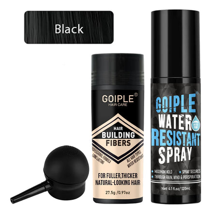 Maximum Hold Hair Fiber Waterproof Spray Hair Building Fibers Perfect for All-Day Wear Fiberhold Spray for Fine or Thinning Hair