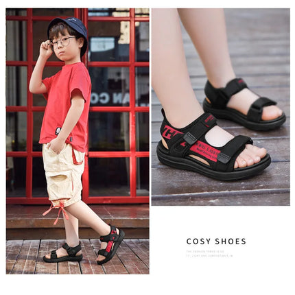 2026 Summer Kids Sandals Breathable Boys Sandals Soft Comfortable Children's Shoes Outdoor Beach Girls Lightweight Slippers
