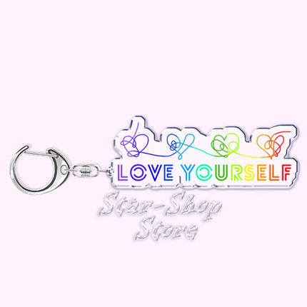 Korean Kpop Band Seven Key Chain Key Ring Keychain for Accessories Bag Agust D Day Pendant Keyring Chains Jewelry Fans Gifts