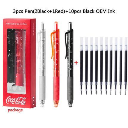 KACO Coca Cola & Treasure Co Branded Gel Ink Pen High Capacity Quick Drying Glacier Explores Writing,Office,Exam Stationery Pens