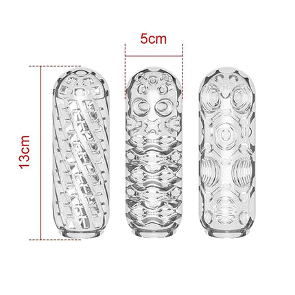 Masturbation Cup For Men Simulated Soft Vagina Transparent Adult Endurance Exercise Adult Vacuum Aircraft Cup Male Sex Toy