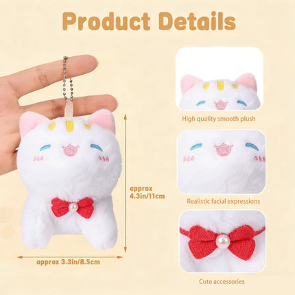 12-48Pcs Cat Plush Adopt A Pet Party Favors Cat Stuffed Animal Bulk Kitten Stuffed Animal for Birthday Party Gifts