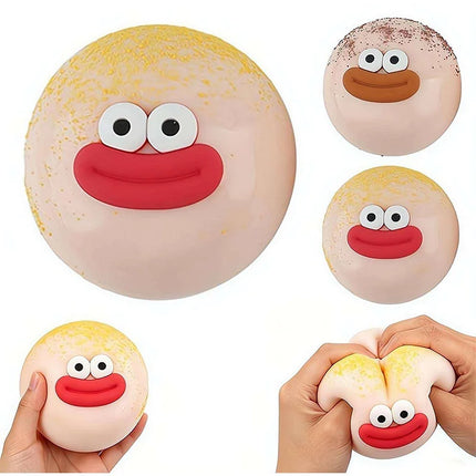 Slow Rebound Smushers Face Squish Funny Soft Sensory Pinch Ball Decompression Toy for Office Home Decor Novelty Gift for Adults