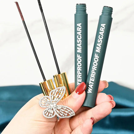 4D Mascara, Black, Waterproof, Ultra-Long, Volumizing, Long-Lasting Smudge-Proof, Perfect Festivals and Special Occasions