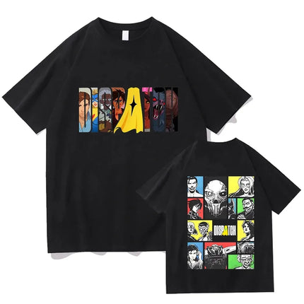 Hot Game Dispatch Peripherals Funny Graphic Print T-shirt Cotton Loose Casual Hip Hop Tees Streetwear Men Women Oversized Tops