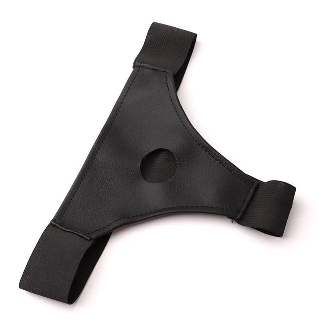 【AD】Men Strap On Dildo Panties Wearable Hollow PU Leather Penis Lengthen Sleeve Strapon Harness Belt For Man Sex Toys For Woman