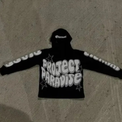 Y2K Streetwear Hoodie Sweatshirt Funny Star Letter Graphic Hoodie Harajuku Anime Hooded Pullover Hip Hop Hipster Women Men emo