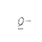 Silver Color 8mm / 1PC