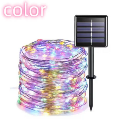 Outdoor Solar String Light 300/200/100/50 LED Fairy Garland 8 Mode Garden Yard Tree Christmas Party Waterproof Copper Wire Lamp