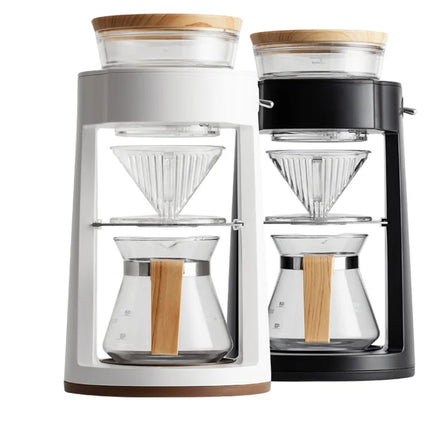 Electric Drip Coffee Maker Household Coffee Machine Tea Coffee Pot Milk