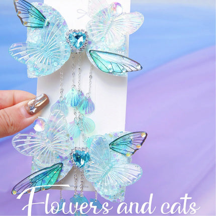 Mermaid Hairpin Crown Headband Children Birthday Gift Performance Princess Hair Accessories For Girls