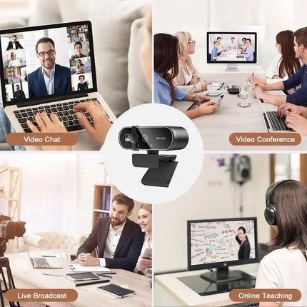 4K USB Web Camera With Microphone 2K Camera PC Computer Laptop Live Streaming for Computer PC Real-time Video Conference