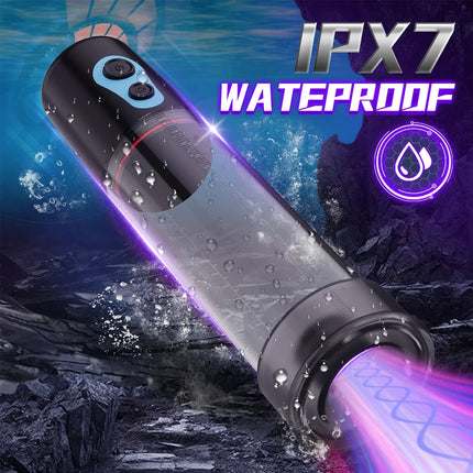 Electric Penis Pump Enlargement Vacuum Pump Penile Bigger Trainer  Sex Toys for Men Male Masturbator Adult Goods